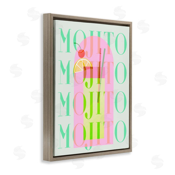 Stupell Industries Stupell Studio | Retro Pastel Mojito Wall Art