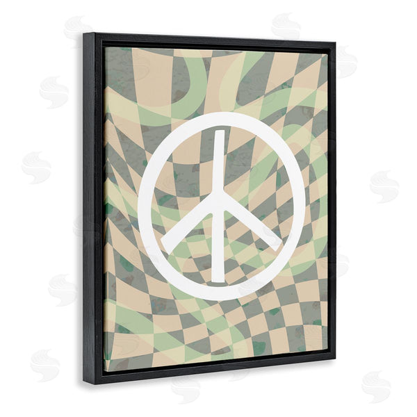 Stupell Industries Stupell Studio | Retro Peace Symbol Wall Art