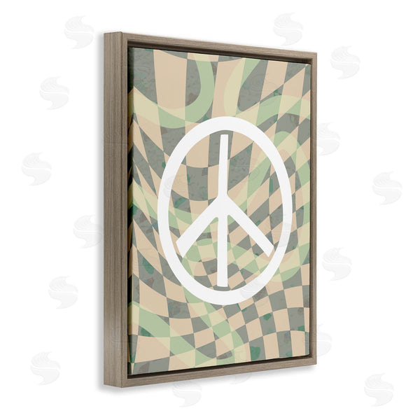 Stupell Industries Stupell Studio | Retro Peace Symbol Wall Art