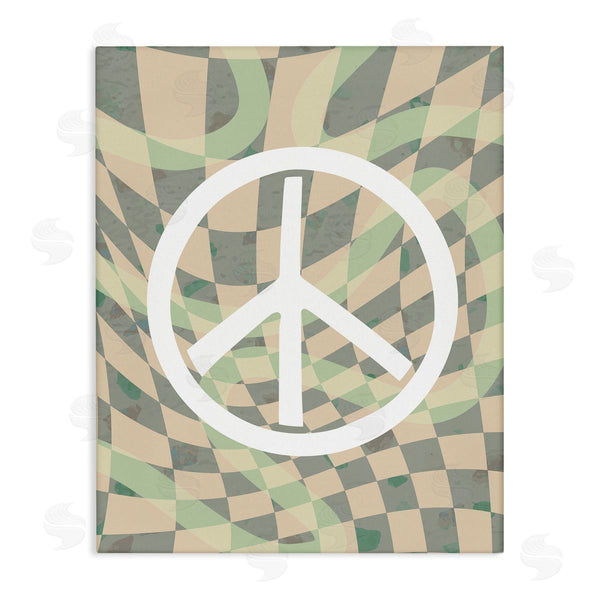 stupell industries Stupell Studio | Retro Peace Symbol Wall Art