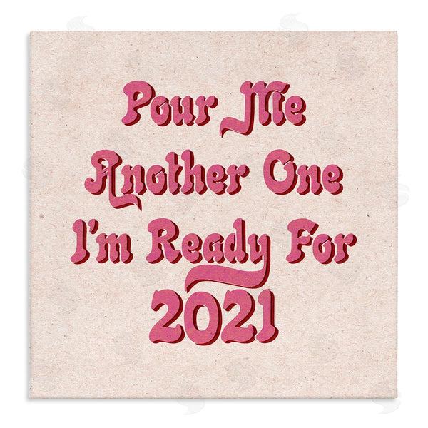 stupell industries Stupell Studio | Retro Pink Pour Me Another One 2021 Funny Phrase Wall Art
