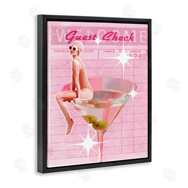 Stupell Industries Stupell Studio | Retro Restaurant Check Cocktail