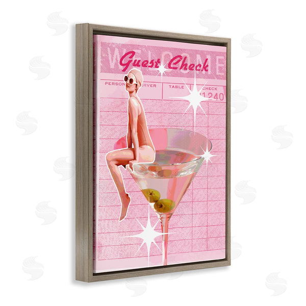 Stupell Industries Stupell Studio | Retro Restaurant Check Cocktail