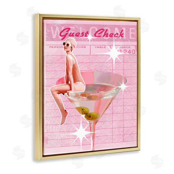 Stupell Industries Stupell Studio | Retro Restaurant Check Cocktail