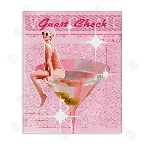 stupell industries Stupell Studio | Retro Restaurant Check Cocktail