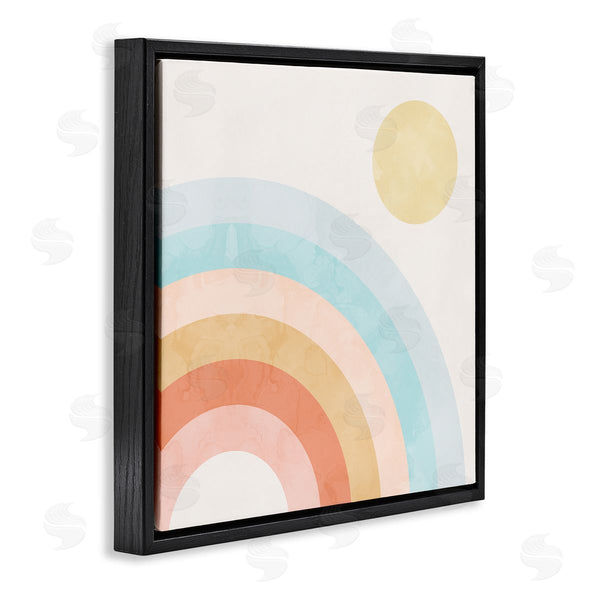 Stupell Industries Stupell Studio | Retro Rising Sun Rainbow Arches