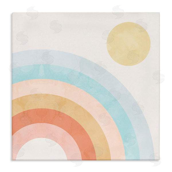 stupell industries Stupell Studio | Retro Rising Sun Rainbow Arches
