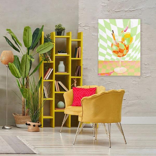 Stupell Industries Stupell Studio | Retro Swimmer Summer Cocktail Wall Art