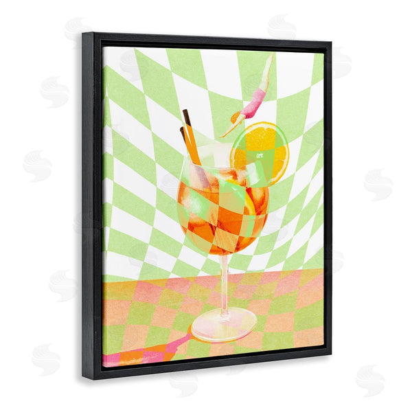 Stupell Industries Stupell Studio | Retro Swimmer Summer Cocktail Wall Art