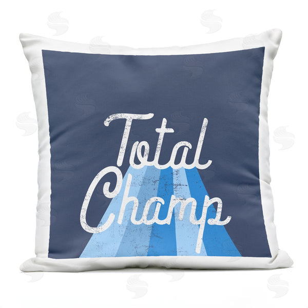Stupell Industries Stupell Studio | Retro Total Champ Phrase Printed Throw Pillow