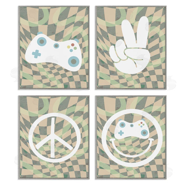 Stupell Industries Stupell Studio | Retro Video Gaming Symbols Wall Art