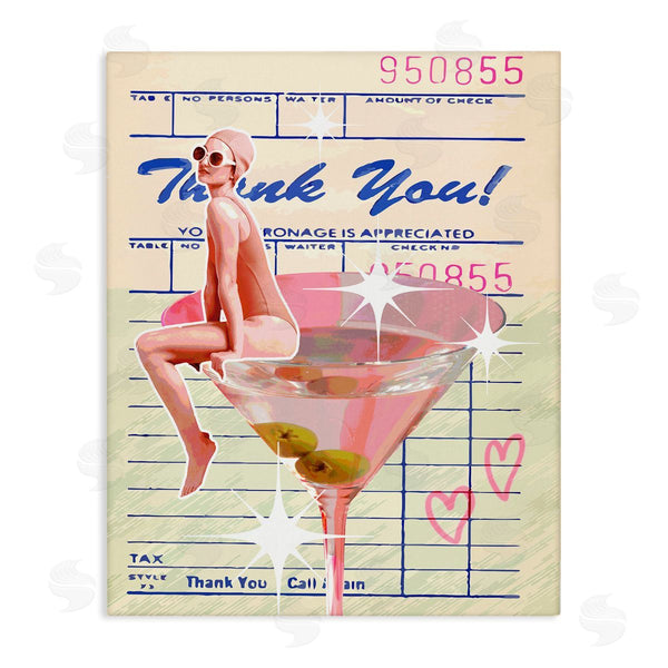 stupell industries Stupell Studio | Retro Vintage Restaurant Check Wall Art