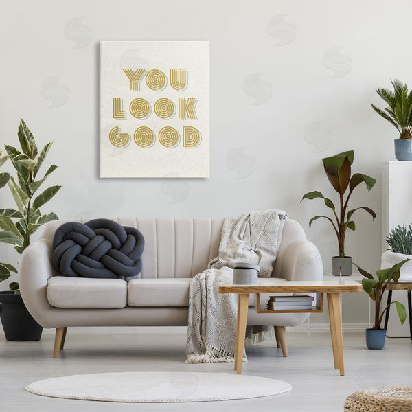 Stupell Industries Stupell Studio | Retro You Look Good Wall Art