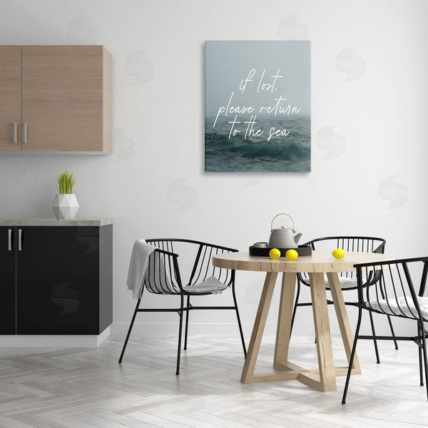 Stupell Industries Stupell Studio | Return To Sea Phrase Wall Art