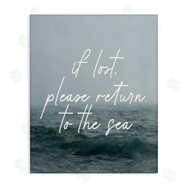 stupell industries Stupell Studio | Return To Sea Phrase Wall Art