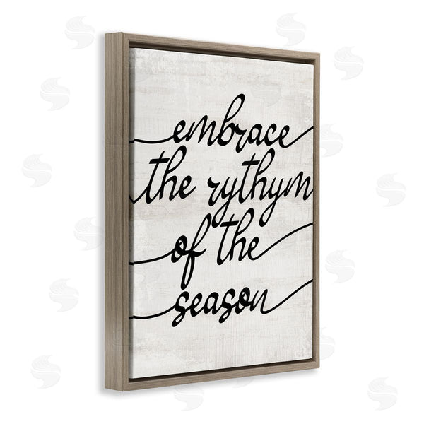 Stupell Industries Stupell Studio | Rhythm Of The Season Phrase Wall Art