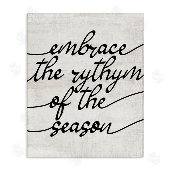stupell industries Stupell Studio | Rhythm of the Season Phrase Wall Art