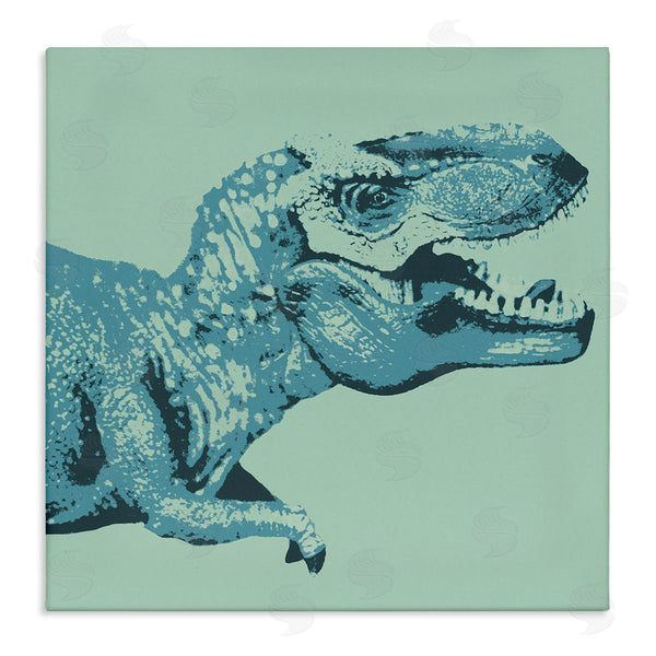 stupell industries Stupell Studio | Roaring T-Rex Dinosaur Vintage Stamp Style Design Wall Art