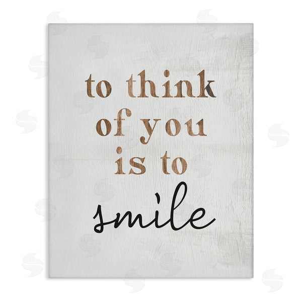 stupell industries Stupell Studio | Romantic Smile Quote Pretty Glam Detail Typography Wall Art