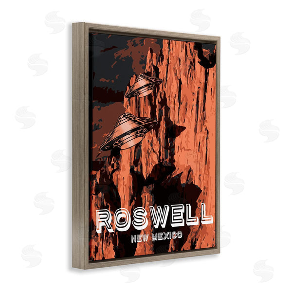Stupell Industries Stupell Studio | Roswell New Mexico Desert UFOs Wall Art