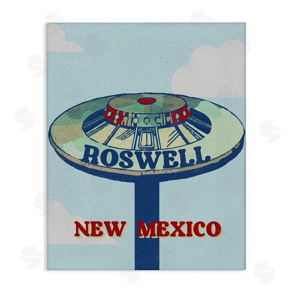 stupell industries Stupell Studio | Roswell New Mexico Vintage UFO Wall Art