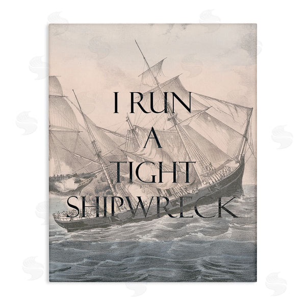 stupell industries Stupell Studio | Run A Tight Shipwreck Wall Art