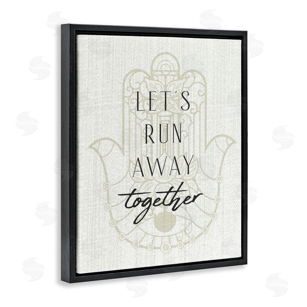 Stupell Industries Stupell Studio | Runaway Together Moroccan Khmissa Pattern