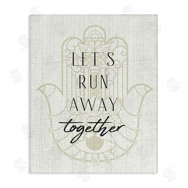 stupell industries Stupell Studio | Runaway Together Moroccan Khmissa Pattern