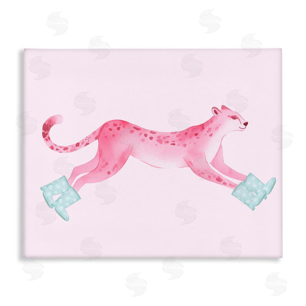 stupell industries Stupell Studio | Running Leopard in Boots Wall Art