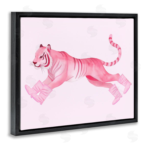 Stupell Industries Stupell Studio | Running Tiger In Boots Wall Art