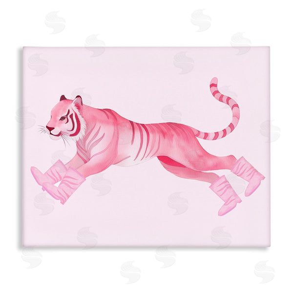 stupell industries Stupell Studio | Running Tiger in Boots Wall Art