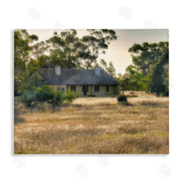 stupell industries Stupell Studio | Rural Cabin Grassy Landscape Wall Art