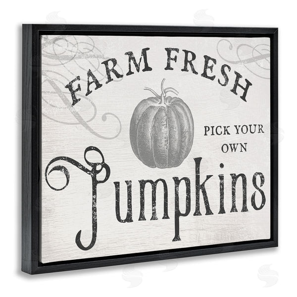 Stupell Industries Stupell Studio | Rustic Farm Fresh Pumpkins Sign