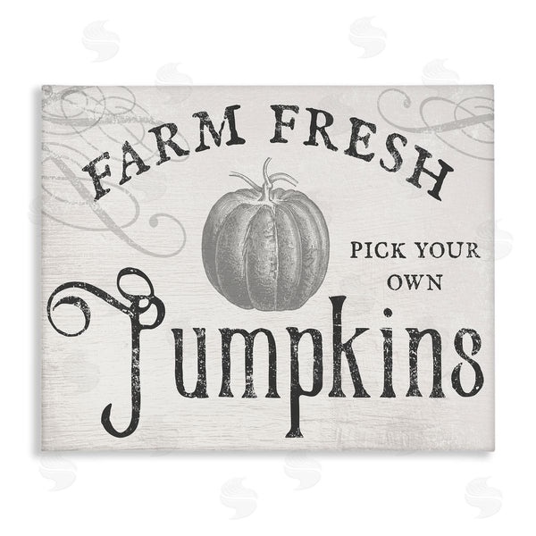 stupell industries Stupell Studio | Rustic Farm Fresh Pumpkins Sign