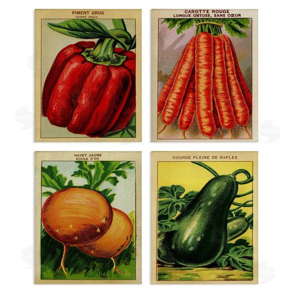 stupell industries Stupell Studio | Rustic Garden Vegetables Wall Art