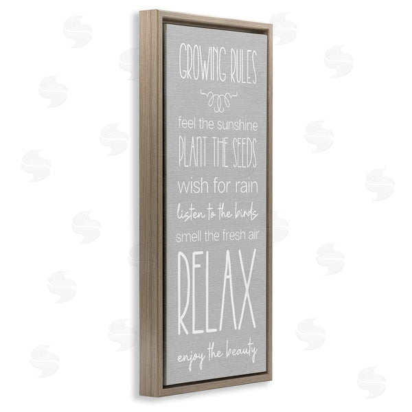 Stupell Industries Stupell Studio | Rustic Gardening Rules Wall Art