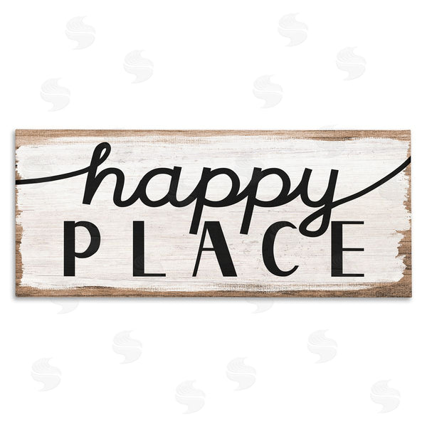 stupell industries Stupell Studio | Rustic Happy Place Distressed Sign