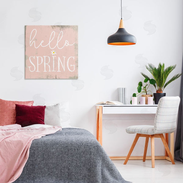 Stupell Industries Stupell Studio | Rustic Hello Spring Wall Art
