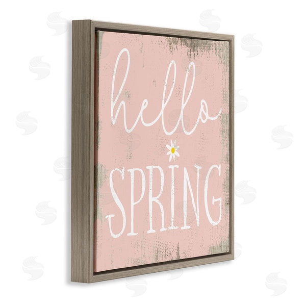 Stupell Industries Stupell Studio | Rustic Hello Spring Wall Art