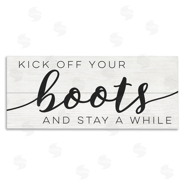 stupell industries Stupell Studio | Rustic Kick Off Your Boots Sign