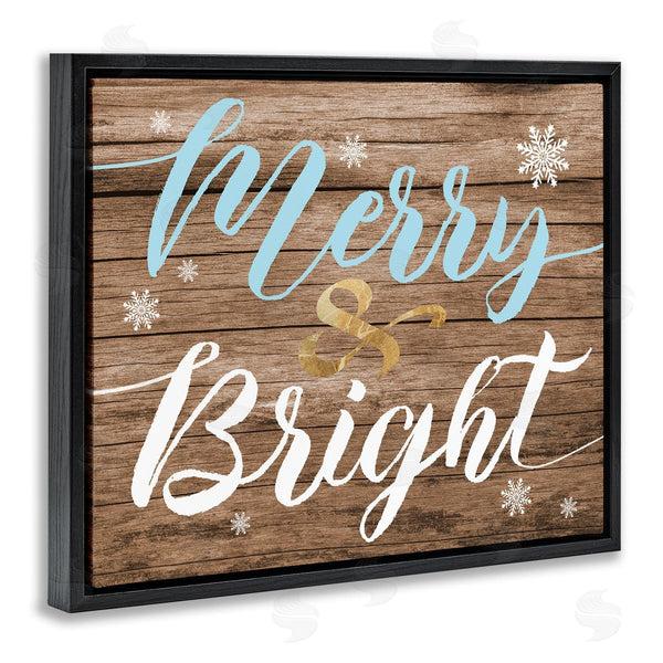 Stupell Industries Stupell Studio | Rustic Merry And Bright Christmas