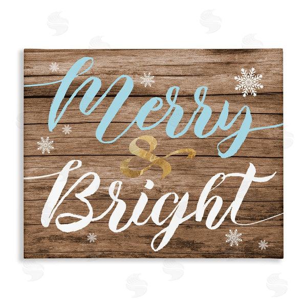 stupell industries Stupell Studio | Rustic Merry and Bright Christmas