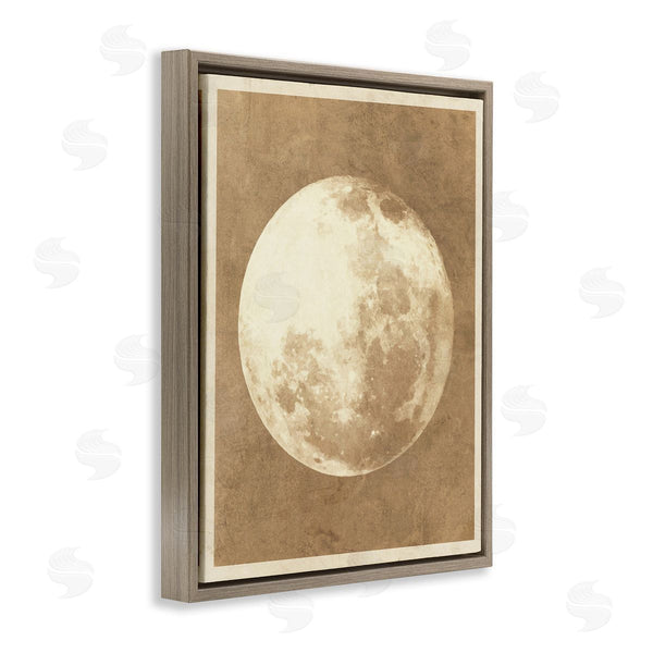 Stupell Industries Stupell Studio | Rustic Neutral Moon Wall Art