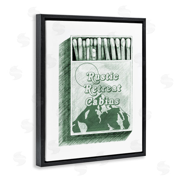 Stupell Industries Stupell Studio | Rustic Retreat Cabins Matchbook Wall Art
