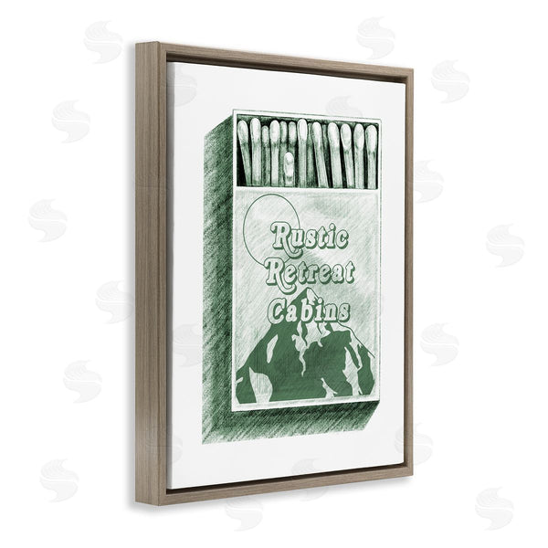 Stupell Industries Stupell Studio | Rustic Retreat Cabins Matchbook Wall Art
