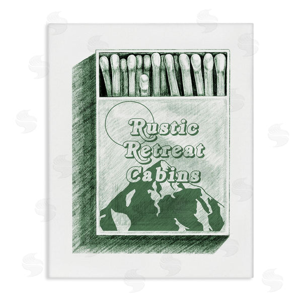 stupell industries Stupell Studio | Rustic Retreat Cabins Matchbook Wall Art