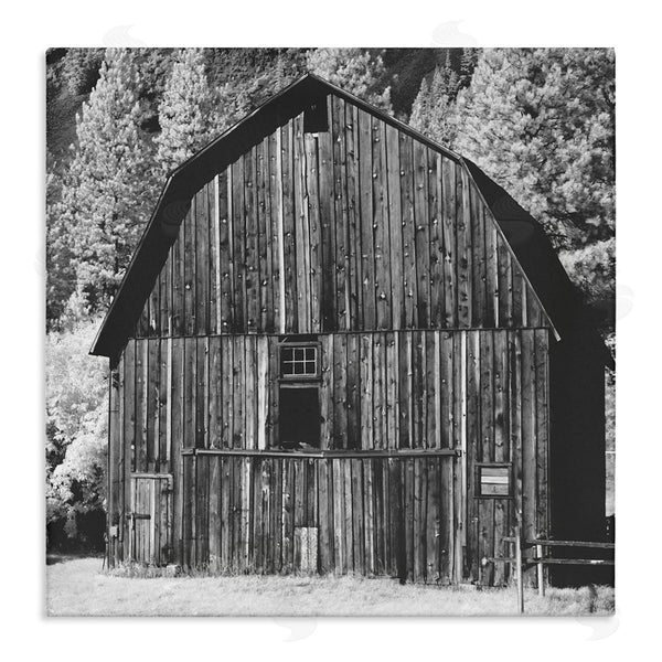 stupell industries Stupell Studio | Rustic Rural Barn Black & White Farm Photography Wall Art