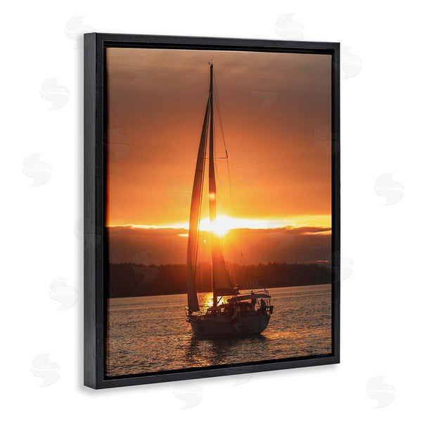 Stupell Industries Stupell Studio | Sailboat At Sunset Wall Art
