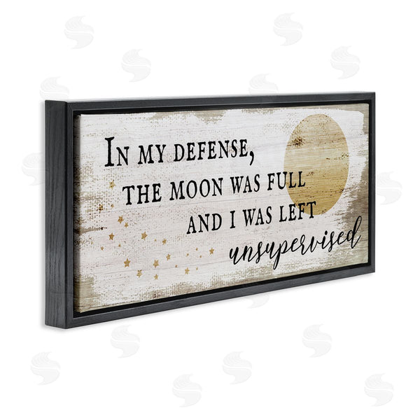 Stupell Industries Stupell Studio | Sassy Full Moon Halloween Charm Wall Art