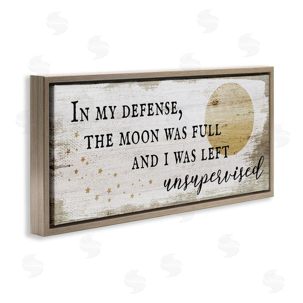 Stupell Industries Stupell Studio | Sassy Full Moon Halloween Charm Wall Art